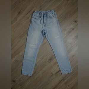 Old Navy Jeans Boys Size 12 Original Tapered Light Wash Adjustable Waist